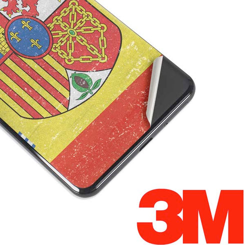Spain Flag Distressed Google Pixel 3 XL Skin